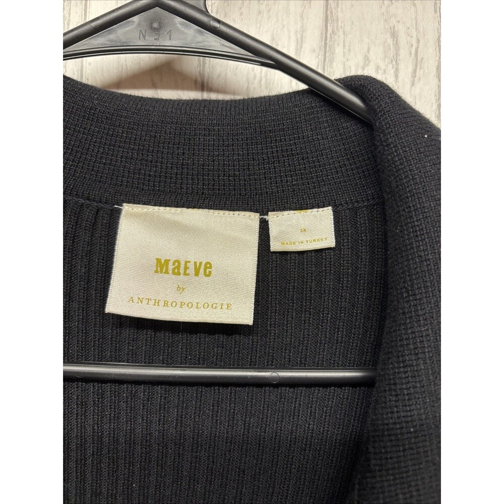 Womens Size 3X Maeve Bell Sleeve Sweater Black EUC - Picture 2 of 5
